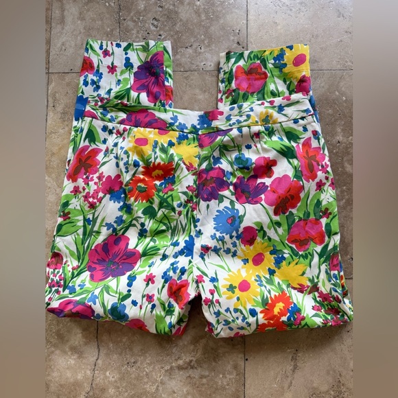 TALBOTS ladies lined size 12 floral pant NWT brand new never worn - Picture 7 of 8